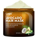 Avocado Coconut Oil Hair Mask For Dry Damaged